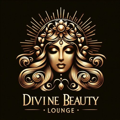 Divine Beauty Lounge logo, luxury brand, professional