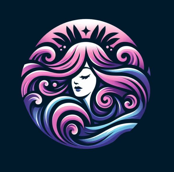 professional logo for Glamour Waves hair salon (2)